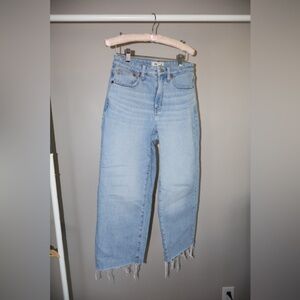 Madewell Curvy Perfect Vintage Wide Leg Crop Jean Women’s size 28